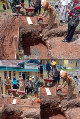 Peletakan Batu Pertama Pembangunan Koperasi Merah Putih di Desa Cikondang*
