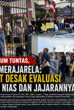 KASUS BELUM TUNTAS, NARKOBA MERAJALELA: PDI SUMUT DESAK EVALUASI KAPOLRES NIAS DAN JAJARANNYA