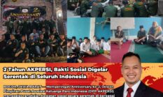 Rayakan 2 Tahun AKPERSI, Bakti Sosial Digelar Serentak di Seluruh Indonesia*